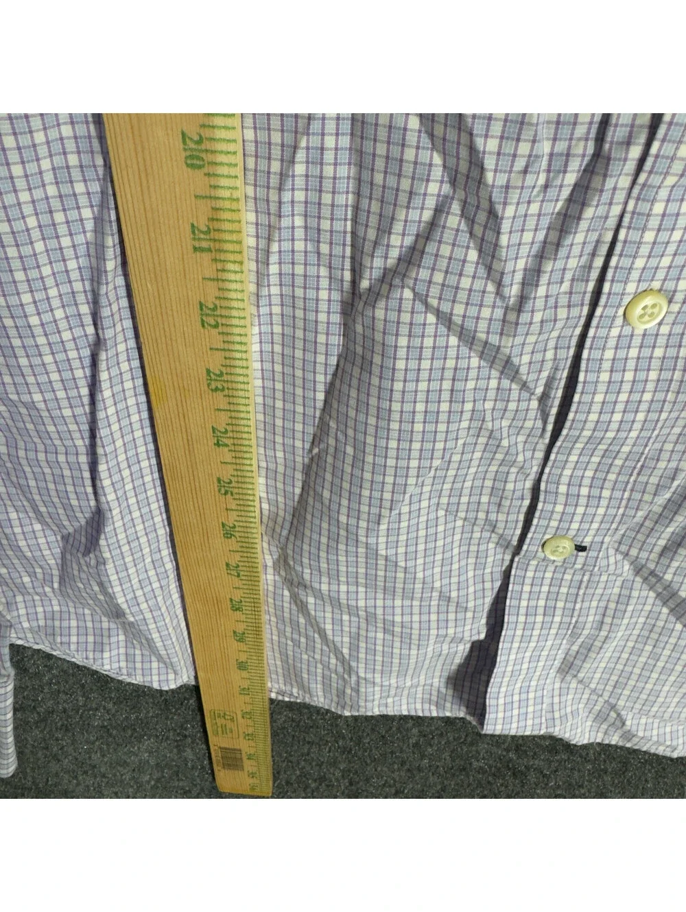 Banana Republic Shirt Men XL Blue Plaid Button Up Collared Taylored Slim Fit